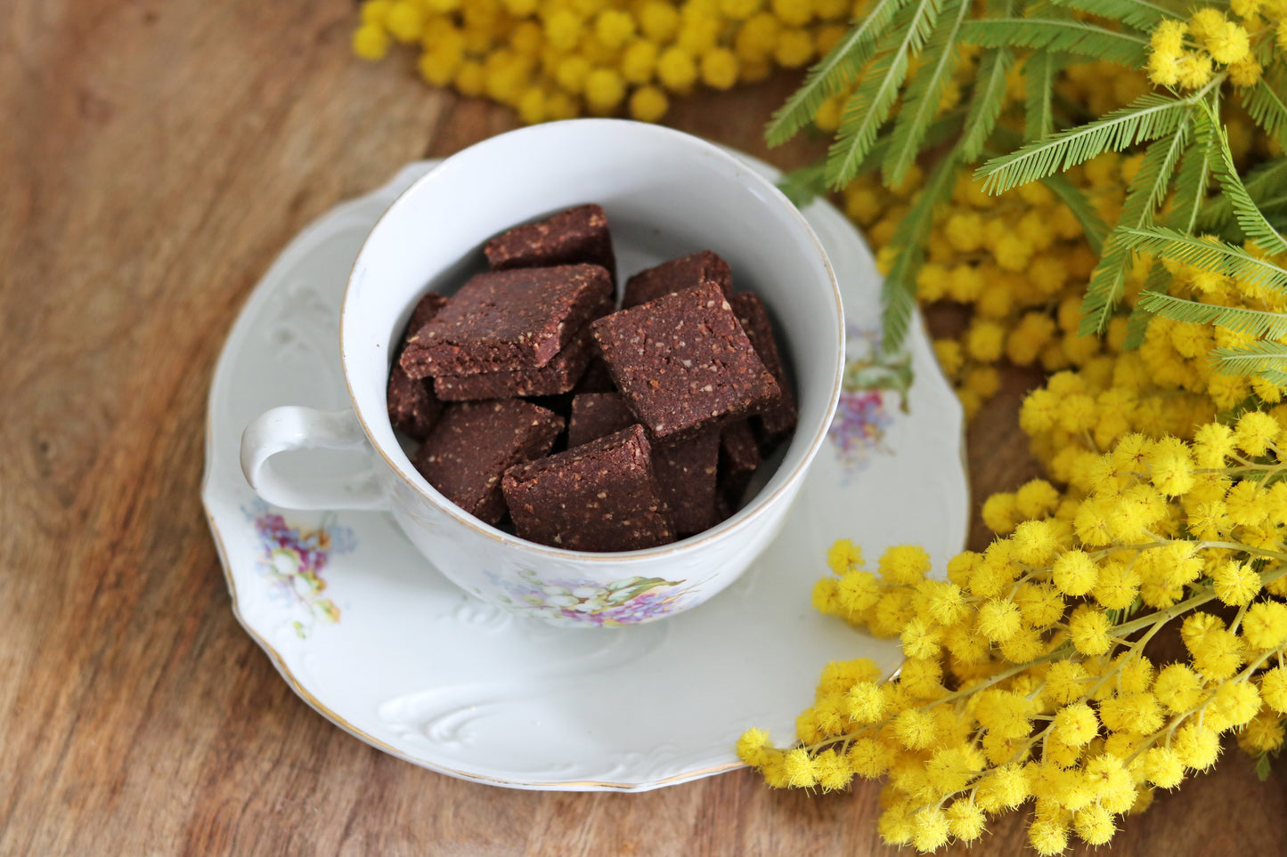 Biscuits au cacao, fèves tonka et amandes - sachet 120g Les Mirliflores