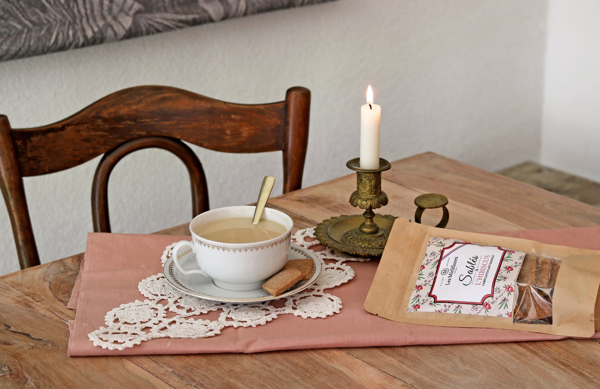 Sablés à l'hibiscus - sachet 120gr Les Mirliflores