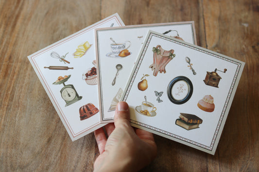 Carte illustrée La Pâtisserie