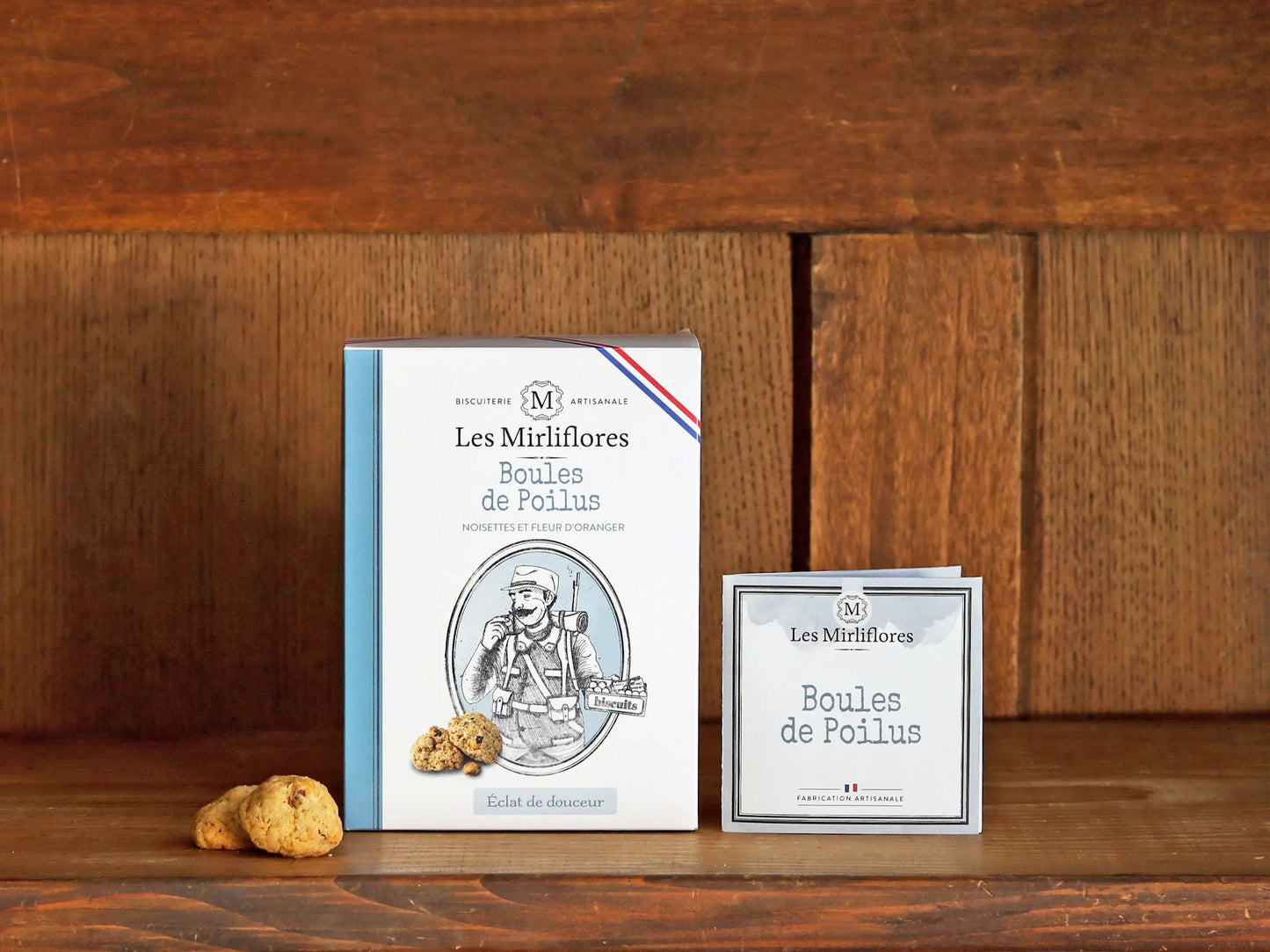 Boules de poilus - 160g - noisettes / fleur d'oranger Les Mirliflores