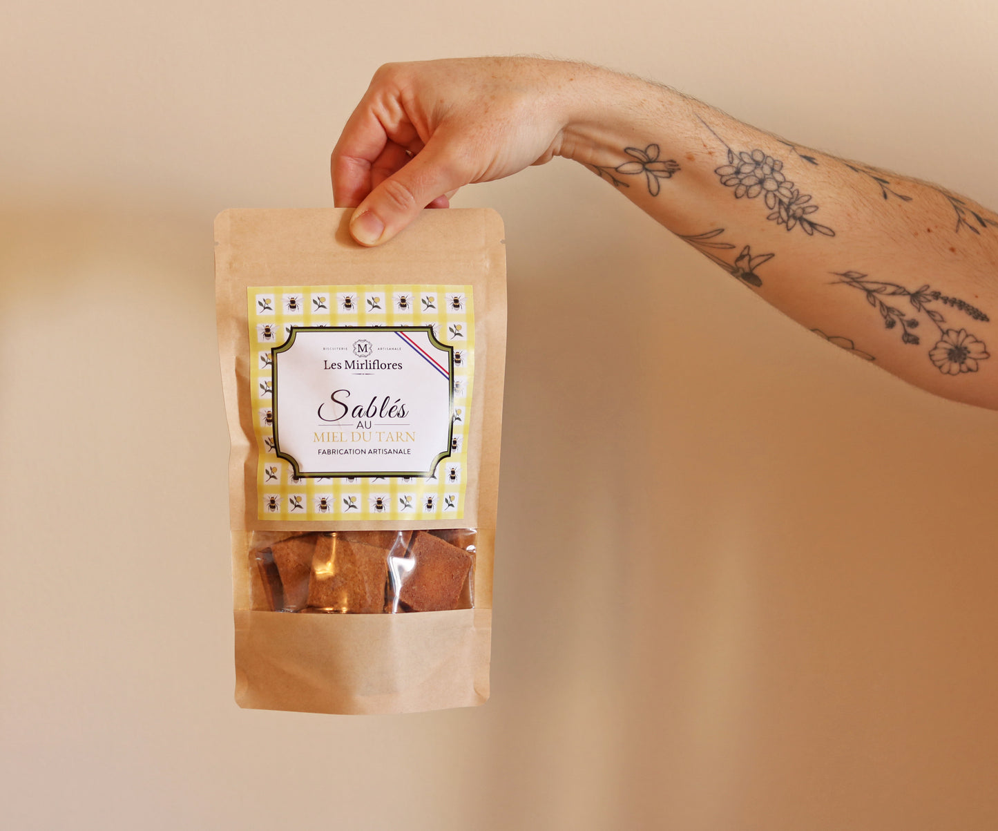 Sablés artisanaux au miel du Tarn - 120g