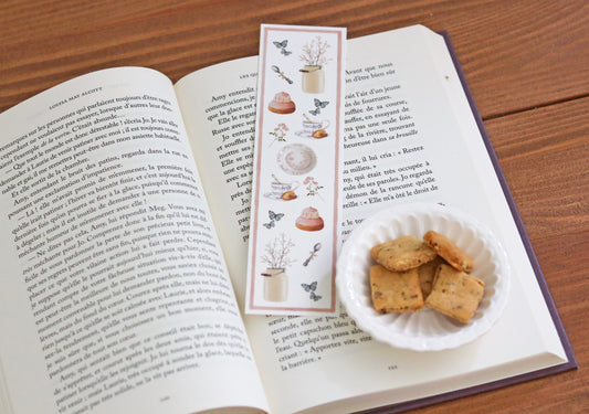 Marque page illustré 200x50mm - Esquisses gourmandes