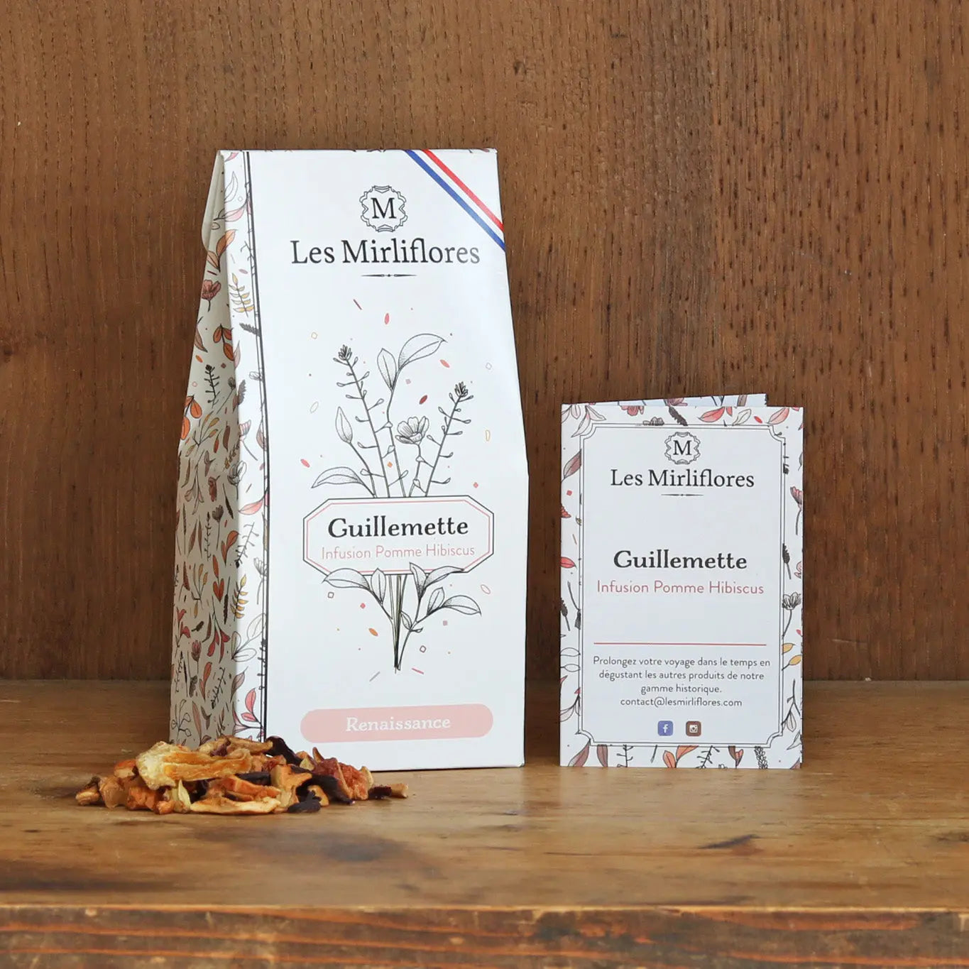 Guillemette - Infusion pomme hibiscus - 50g Les Mirliflores