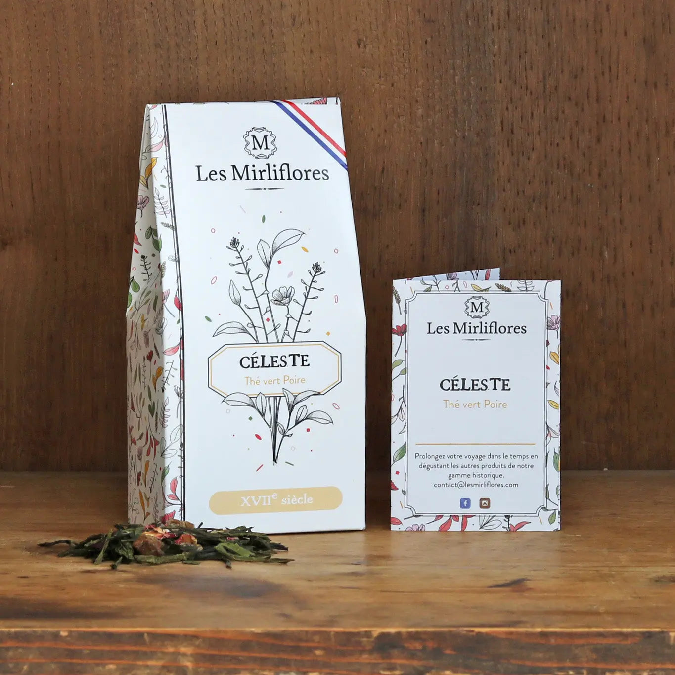 Céleste - Thé vert Poire - 50g Les Mirliflores