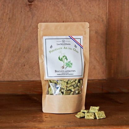 Biscuits apéritifs Persillade Ail des ours - 120g