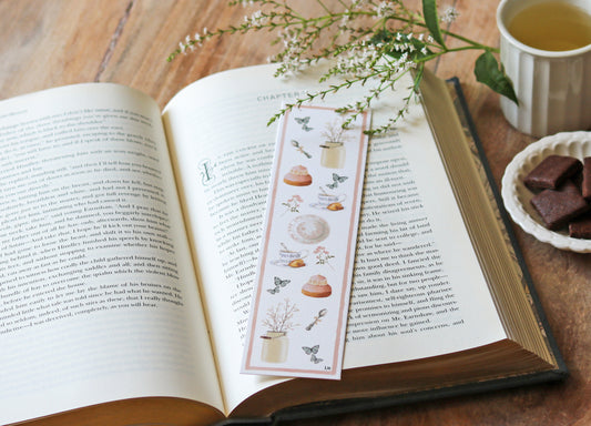 Marque page illustré 200x50mm - Esquisses gourmandes
