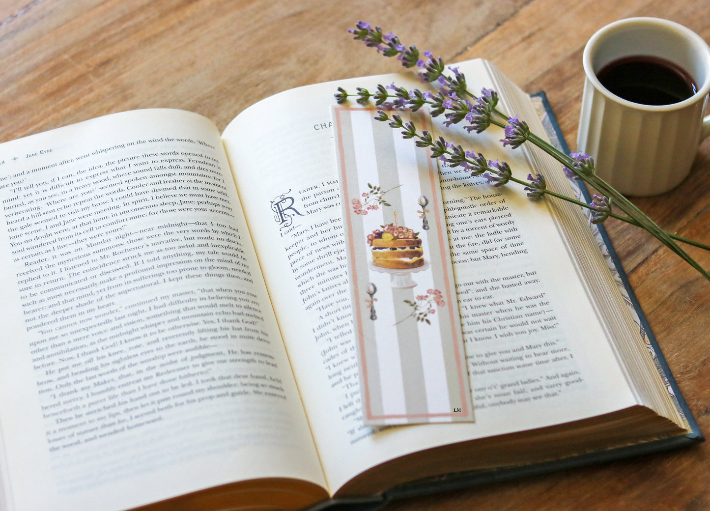 Lot de 3 marque-pages 200x50mm - Thème pâtisserie